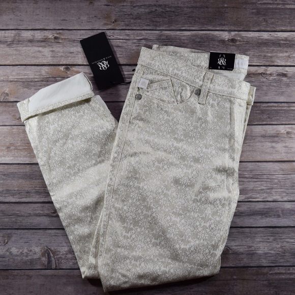 Rock & Republic Denim - 🌺Rock & Republic🌺 NWT Gold Shimmer Skinny Jeans